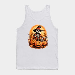 witch skeleton Tank Top